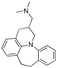 2-(N,N-dimethylaminomethyl)-2,3,7,8-tetrahydro-1H-quino(1,8-ab)(1)benzazepine Struktur