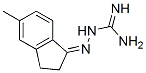 Hydrazinecarboximidamide, 2-(2,3-dihydro-5-methyl-1H-inden-1-ylidene)- (9CI) Struktur