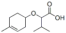 Butanoic acid, 3-methyl-2-[(4-methyl-3-cyclohexen-1-yl)oxy]- (9CI) Structure
