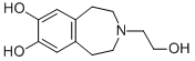 1H-3-Benzazepine-7,8-diol, 3-(2-hydroxyethyl)-2,3,4,5-tetrahydro- (9CI) 结构式