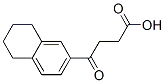 5,6,7,8-tetrahydro-gamma-oxonaphthalene-2-butyric acid Structure