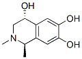 4,6,7-Isoquinolinetriol,1,2,3,4-tetrahydro-1,2-dimethyl-,trans-(9CI) 结构式