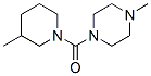 Piperazine, 1-methyl-4-[(3-methyl-1-piperidinyl)carbonyl]- (9CI)|