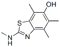 6-Benzothiazolol,  4,5,7-trimethyl-2-(methylamino)- 结构式