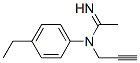 Ethanimidamide, N-(4-ethylphenyl)-N-2-propynyl- (9CI) Structure