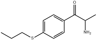 1-Propanone,  2-amino-1-[4-(propylthio)phenyl]- 结构式