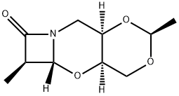 7H-Azeto[2,1-b]-1,3-dioxino[4,5-e][1,3]oxazin-7-one,hexahydro-2,6-dimethyl-,(2S,4aR,5aR,6R,9aR)-(9CI) 结构式