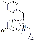 14-メトキシ-17-(シクロプロピルメチル)-3-メチルモルフィナン-6-オン 化学構造式