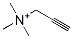 (2-Propynyl)trimethylaminium Structure