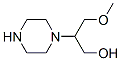 1-Piperazineethanol,-bta--(methoxymethyl)-(9CI) 化学構造式