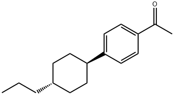 反式-4-丙基环己基苯乙酮, 78531-61-0, 结构式