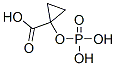 1-hydroxycyclopropanecarboxylic acid phosphate Structure