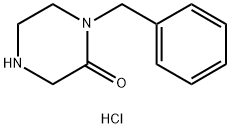 1-苄基哌嗪-2-酮盐酸盐 结构式