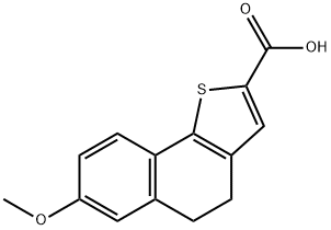 7-甲氧基-4,5-二氢萘并[1,2-B]噻吩-2-羧酸, 78554-65-1, 结构式