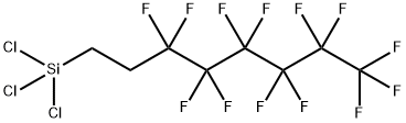 1H,1H,2H,2H-全氟辛基三氯硅烷,78560-45-9,结构式