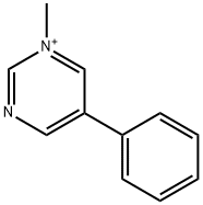 Pyrimidinium, 1-methyl-5-phenyl- (9CI) 结构式