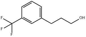 3-[3-(トリフルオロメチル)フェニル]-1-プロパノール 化学構造式