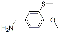 Benzenemethanamine, 4-methoxy-3-(methylthio)- (9CI) 化学構造式