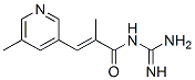 2-Propenamide,N-(aminoiminomethyl)-2-methyl-3-(5-methyl-3-pyridinyl)-,(2E)-(9CI) Structure