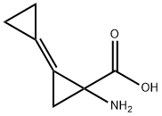 Cyclopropanecarboxylic acid, 1-amino-2-cyclopropylidene- (9CI) Structure