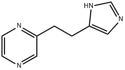 Pyrazine,  [2-(1H-imidazol-4-yl)ethyl]-  (9CI) Structure