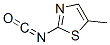 Thiazole,  2-isocyanato-5-methyl- Structure