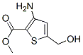 2-Thiophenecarboxylicacid,3-amino-5-(hydroxymethyl)-,methylester(9CI),785803-61-4,结构式
