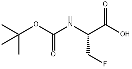 Alanine, N-[(1,1-dimethylethoxy)carbonyl]-3-fluoro- (9CI) Structure