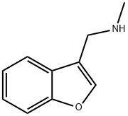 (1-苯并呋喃-3-基甲基)甲胺盐酸盐, 78629-16-0, 结构式