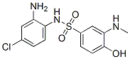 4-Hydroxy-3-(methylamino)-N-(2-amino-4-chlorophenyl)benzenesulfonamide Struktur