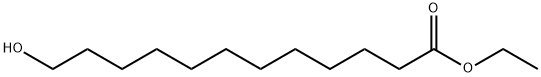 Dodecanoic acid, 12-hydroxy-, ethyl ester Struktur
