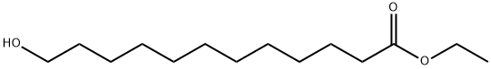 Dodecanoic acid, 12-hydroxy-, ethyl ester Structure