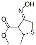 3-Thiophenecarboxylicacid,tetrahydro-4-(hydroxyimino)-2-methyl-,methyl Structure