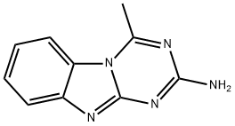 1,3,5-TRIAZINO[1,2-A]BENZIMIDAZOL-2-AMINE, 4-METHYL- 化学構造式