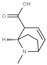 8-Azabicyclo[3.2.1]oct-3-ene-2-carboxylicacid,8-methyl-,(1R)-(9CI),786577-75-1,结构式