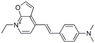 Furo[2,3-b]pyridinium,  4-[2-[4-(dimethylamino)phenyl]ethenyl]-7-ethyl- Structure