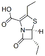 4-Thia-1-azabicyclo[3.2.0]hept-2-ene-2-carboxylicacid,3,6-diethyl-7-oxo-,cis-(9CI) Structure