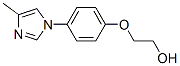 Ethanol, 2-[4-(4-methyl-1H-imidazol-1-yl)phenoxy]- (9CI) Struktur