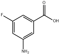 3-氨基-5-氟苯甲酸,786616-54-4,结构式