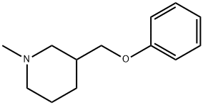 Piperidine, 1-methyl-3-(phenoxymethyl)- (9CI) Struktur