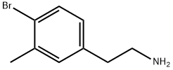 Benzeneethanamine, 4-bromo-3-methyl- (9CI) 化学構造式