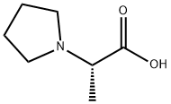 (S)-2-吡咯烷-1-基-丙酸, 786627-71-2, 结构式