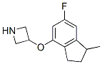 Azetidine, 3-[(6-fluoro-2,3-dihydro-1-methyl-1H-inden-4-yl)oxy]- (9CI)|