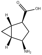 Bicyclo[3.1.0]hexane-2-carboxylic acid, 4-amino-, (1S,2S,4R,5R)- (9CI) 化学構造式