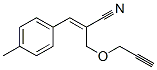 2-Propenenitrile,3-(4-methylphenyl)-2-[(2-propynyloxy)methyl]-,(2Z)-(9CI) Structure