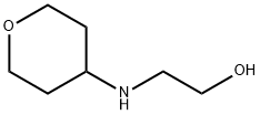 2-[(TETRAHYDRO-2H-PYRAN-4-YL)AMINO]ETHANOL Structure