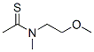 Ethanethioamide, N-(2-methoxyethyl)-N-methyl- (9CI) Structure