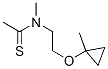 Ethanethioamide, N-methyl-N-[2-[(1-methylcyclopropyl)oxy]ethyl]- (9CI),786686-63-3,结构式
