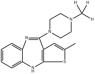 オランザピン-D3 化学構造式