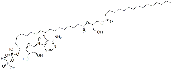 9 beta-D-arabinofuranosyladenine 5'-diphosphate-5'-1,2-dipalmitin|